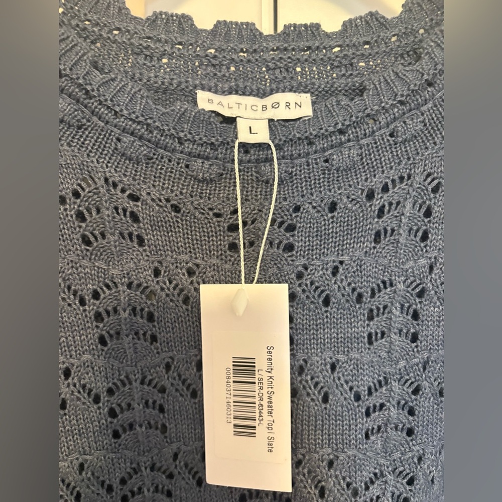 Baltic Born Serenity Knit Sweater Top Size Large NWT - Picture 3 of 5
